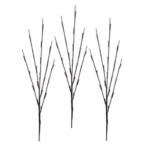 Jeu de 3 piquets lumineux