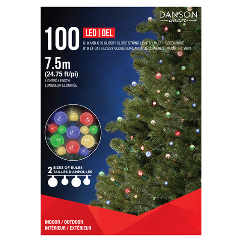 Guirlande de lumières multicolores