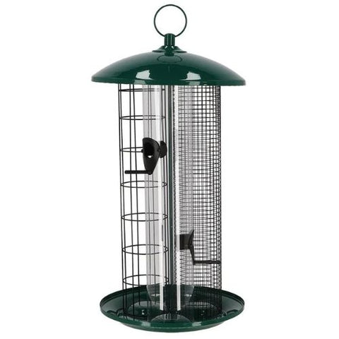 Mangeoire triple pour oiseaux