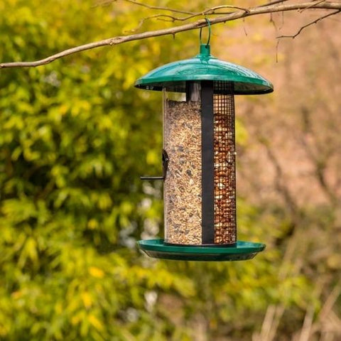 Mangeoire combinée pour oiseaux