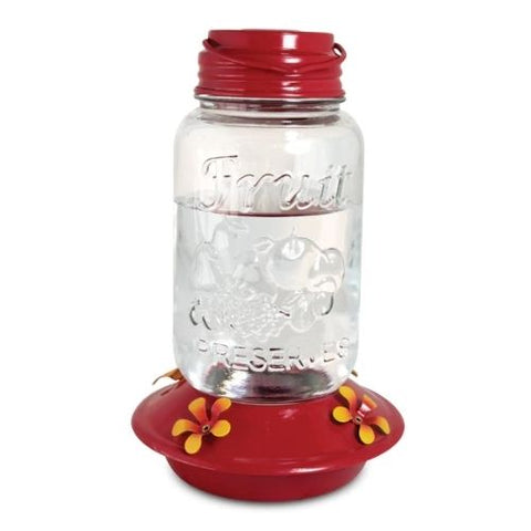 Mangeoire d'oiseaux de style pot Mason