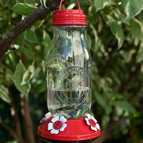 Mangeoire d'oiseaux de style Pot de lait