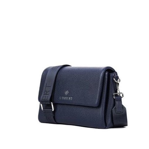 Sac à main bandoulière en cuir vegan Judy marine - Lambert