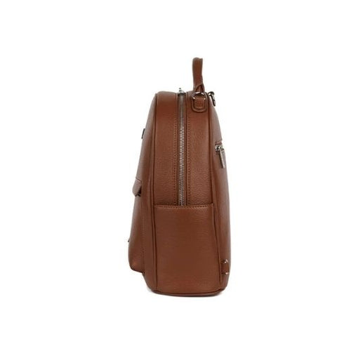 Sac à dos 3-en-1 Maude en cuir vegan noisette - Lambert