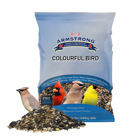 Mélange pour les oiseaux couleurs vives