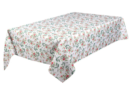 Nappe imprimée "Gui de Noël"