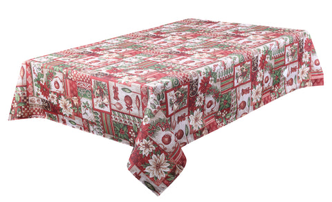 Nappe imprimée "Tapisserie de Noël"