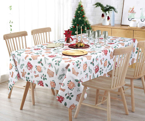 Nappe imprimée "Convivialité de Noël"