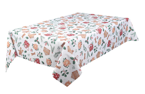 Nappe imprimée "Convivialité de Noël"