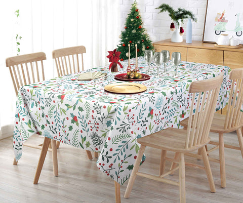 Nappe imprimée "Festivités de Noël"