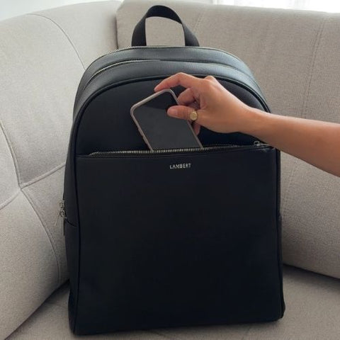 Sac à dos noir Emerson - Lambert