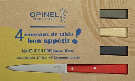 Coffret Opinel Bon Appétit – 4 Couteaux de Table