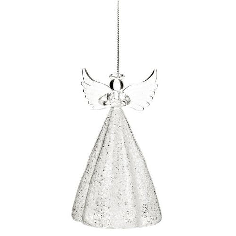 Ornement d'ange en verre