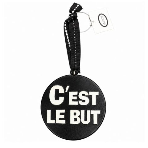 Ornement en rondelle de hockey "C'est le but"
