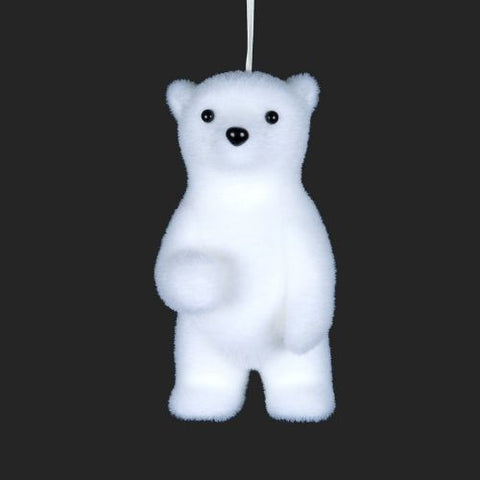 Ornement d'ourson polaire blanc