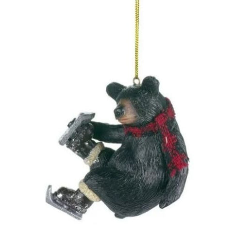 Ornement d'ours assis