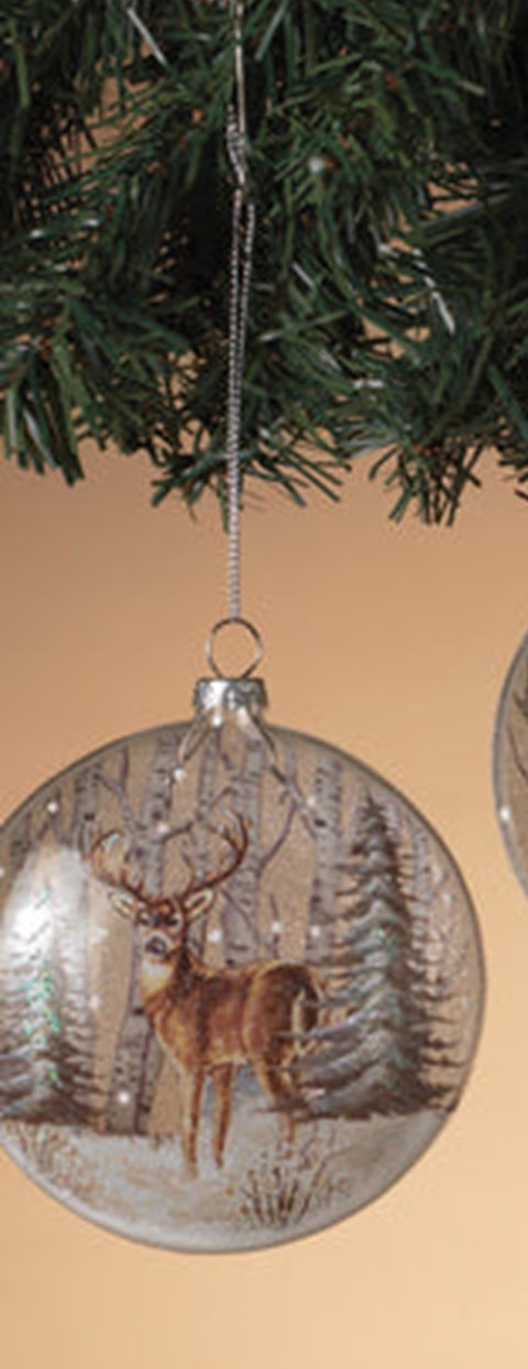 Ornement boule de Noël cerf