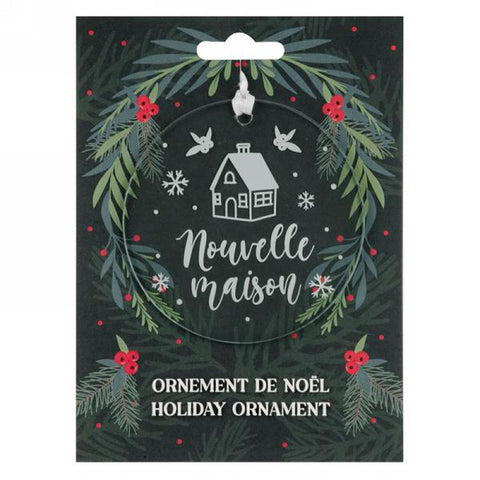 Ornement de Noël "Nouvelle maison"
