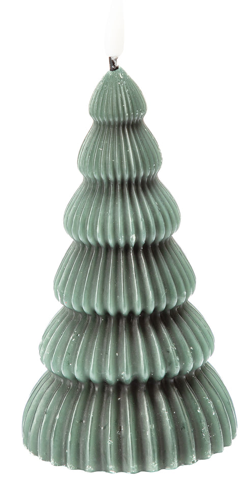 Bougie décorative sapin vert