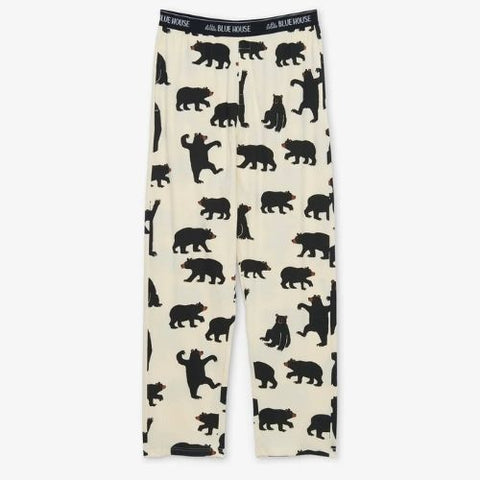 Pantalon de pyjama en jersey pour homme "Ours noirs" - Hatley Little Blue House