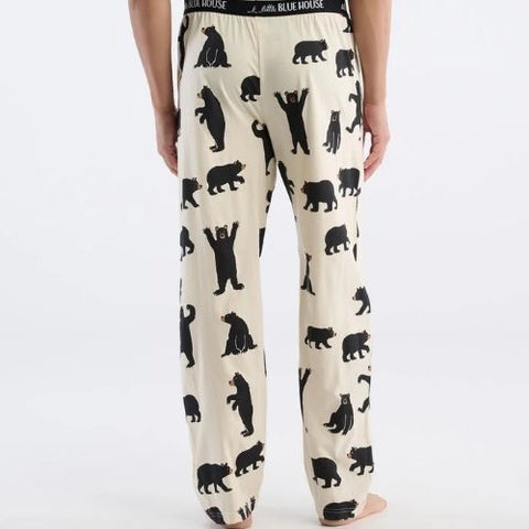 Pantalon de pyjama en jersey pour homme "Ours noirs" - Hatley Little Blue House
