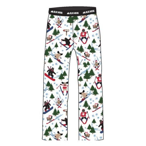 Pantalon de pyjama pour homme "Animaux des bois en ski" - Hatley Little Blue House