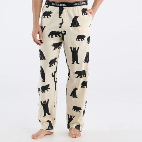 Pantalon de pyjama en jersey pour homme "Ours noirs" - Hatley Little Blue House
