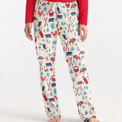 Pantalon de pyjama pour femme "Ski d'antan" - Hatley Little Blue House