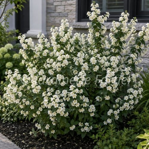 Philadelphus "Illuminati tower"
