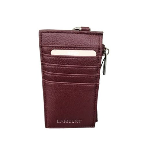 Porte-cartes Phoebe cassis - Lambert
