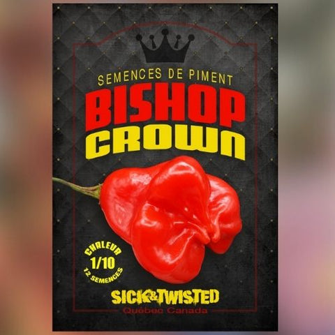 Semence de "Piment Fort Bishop's Crown"