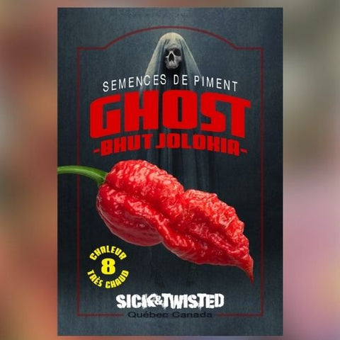Semence de "Piment Fort Ghost Bhut Jolokia red"