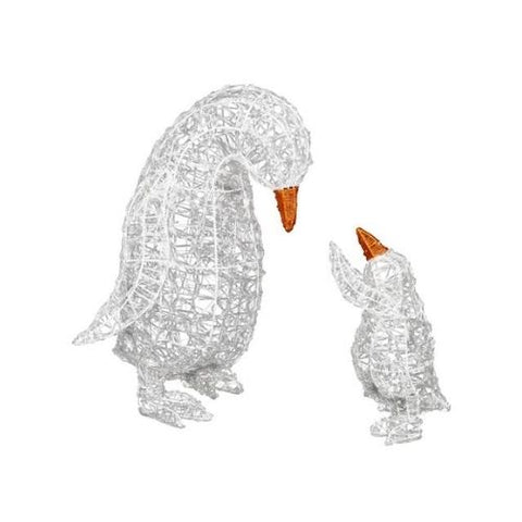 Pingouins lumineux blanc chaud
