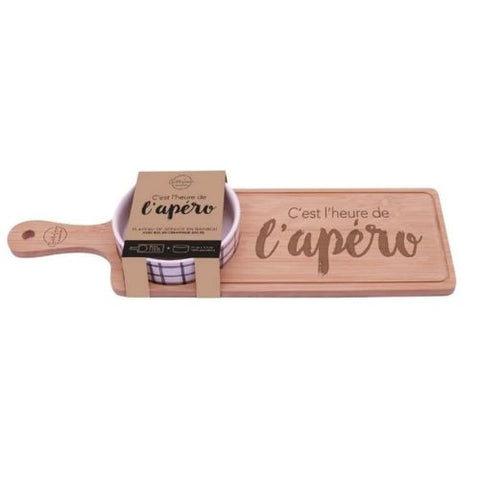 Planche et ramequins "C’est l’heure de l’apéro" - Chantal Lacroix