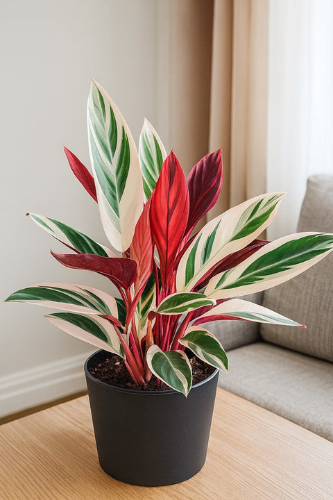 Plante d'intérieur "Stromanthe triostar"