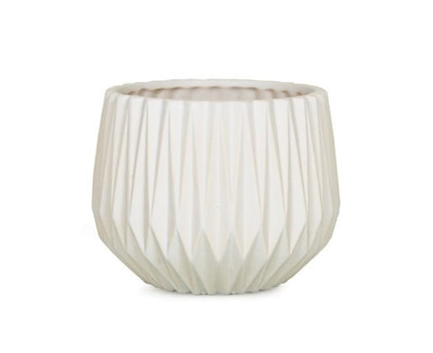 Vase blanc mat élégant