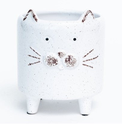 Vase décoratif à motif de chat
