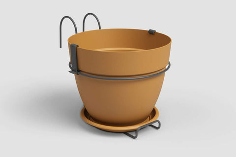 Pot Capri Campana balcon jaune miel