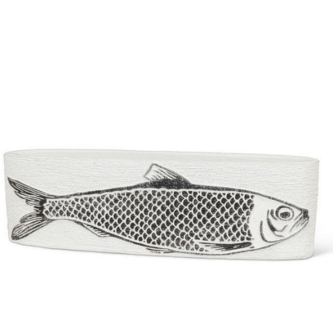 Pot avec motif de poisson