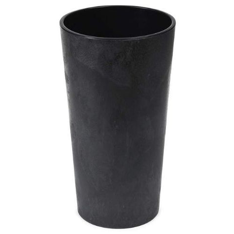 Pot Lilia fini noir béton