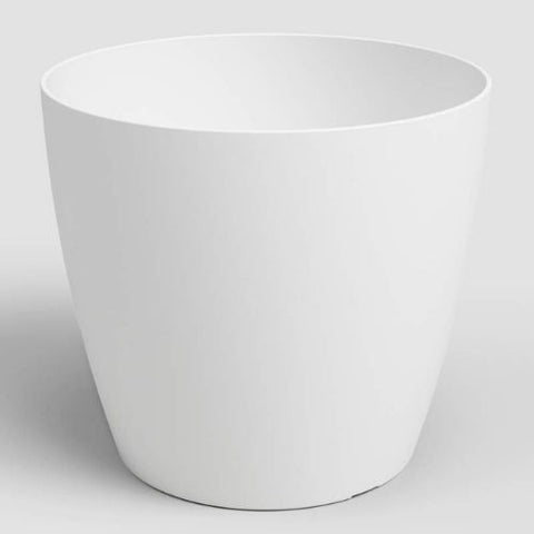 Pot en plastique San Remo blanc