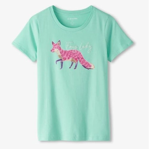 T-shirt de pyjama pour femme "Renarde Foxy Lady" - Hatley Little Blue House