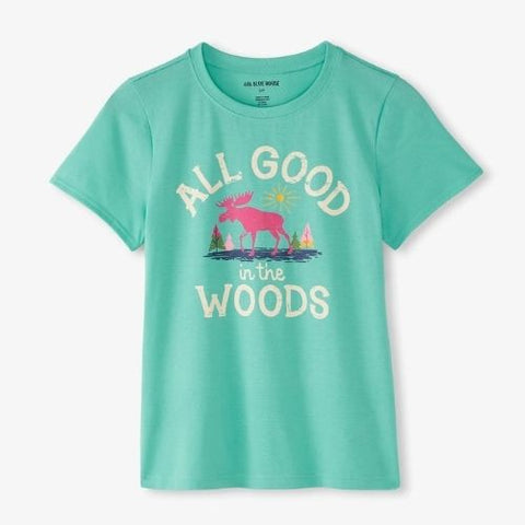 T-shirt de pyjama pour femme "Orignal All Good in the Woods" - Hatley Little Blue House