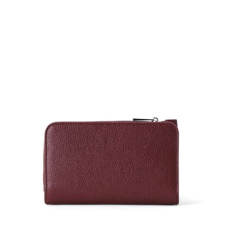 Portefeuille en cuir Quinn Cassis - Lambert