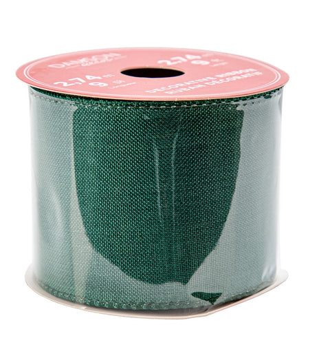 Ruban en tissu vert