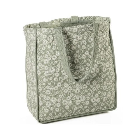 Sac vert fleuri "Maggie"
