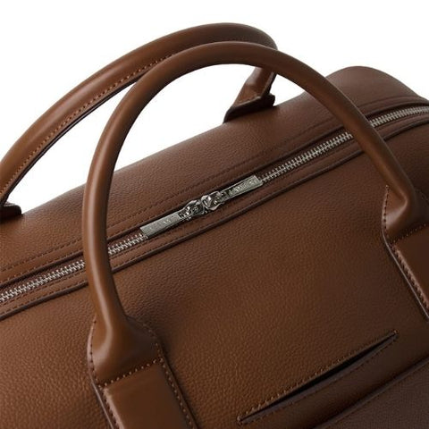 Sac de voyage Mae en cuir vegan chocolat – Lambert