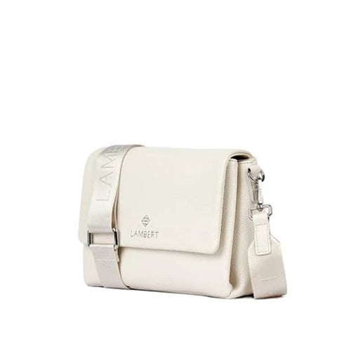 Sac à main bandoulière en cuir vegan Judy blanc - Lambert
