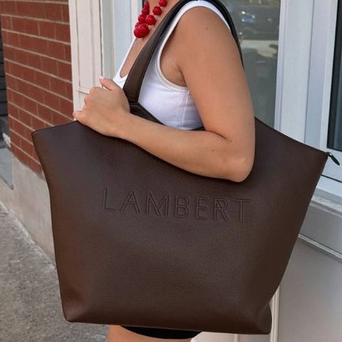 Sac fourre-tout Sheila Chocolat - Lambert