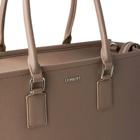 Sac fourre-tout Valentina 2 en 1 taupe – Lambert